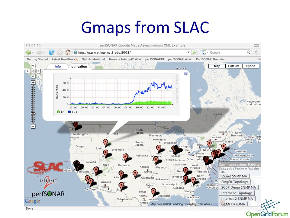 Gmaps from SLAC
