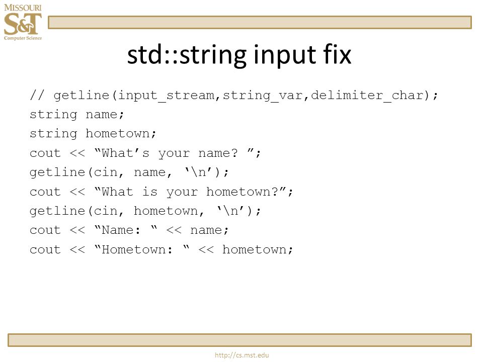 String and Character Manipulation. - ppt download