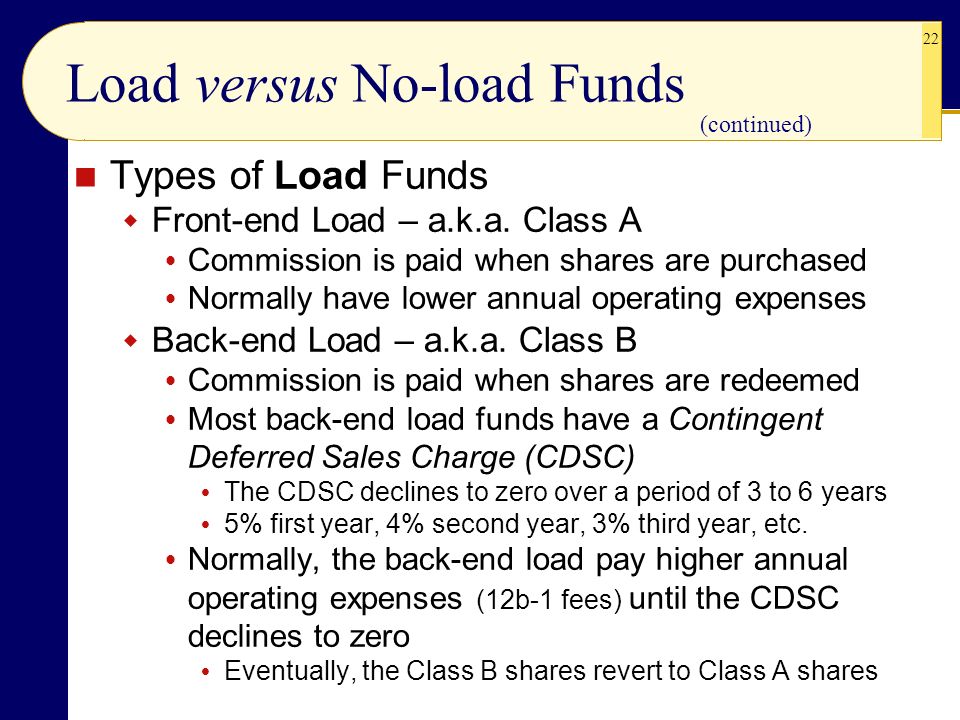 1 C Hapter 4 Mutual Funds Chapter Sections Advantages And Drawbacks Of Mutual Fund Investing Investment Companies And Fund Types Mutual Funds Operations Ppt Download