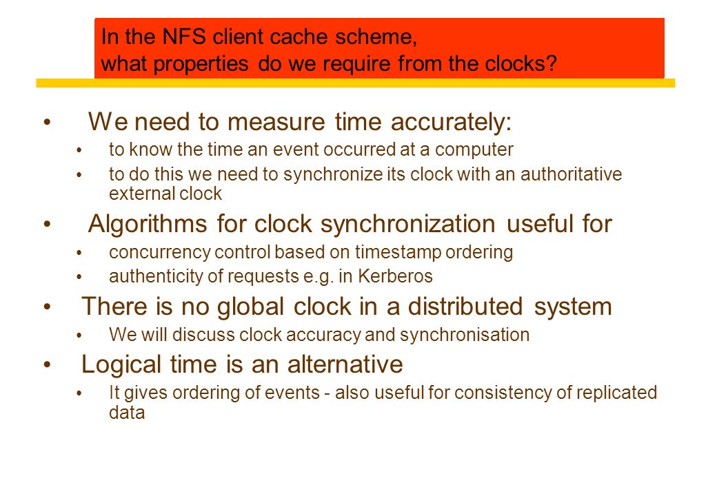 CS 582 / CMPE 481 Distributed Systems Synchronization. ppt download