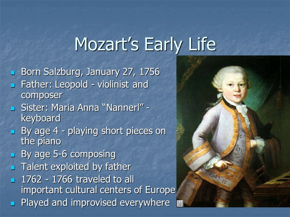 Вольфганг моцарт биография кратко. Mozart was born Salzburg 1756. Биография Моцарта.