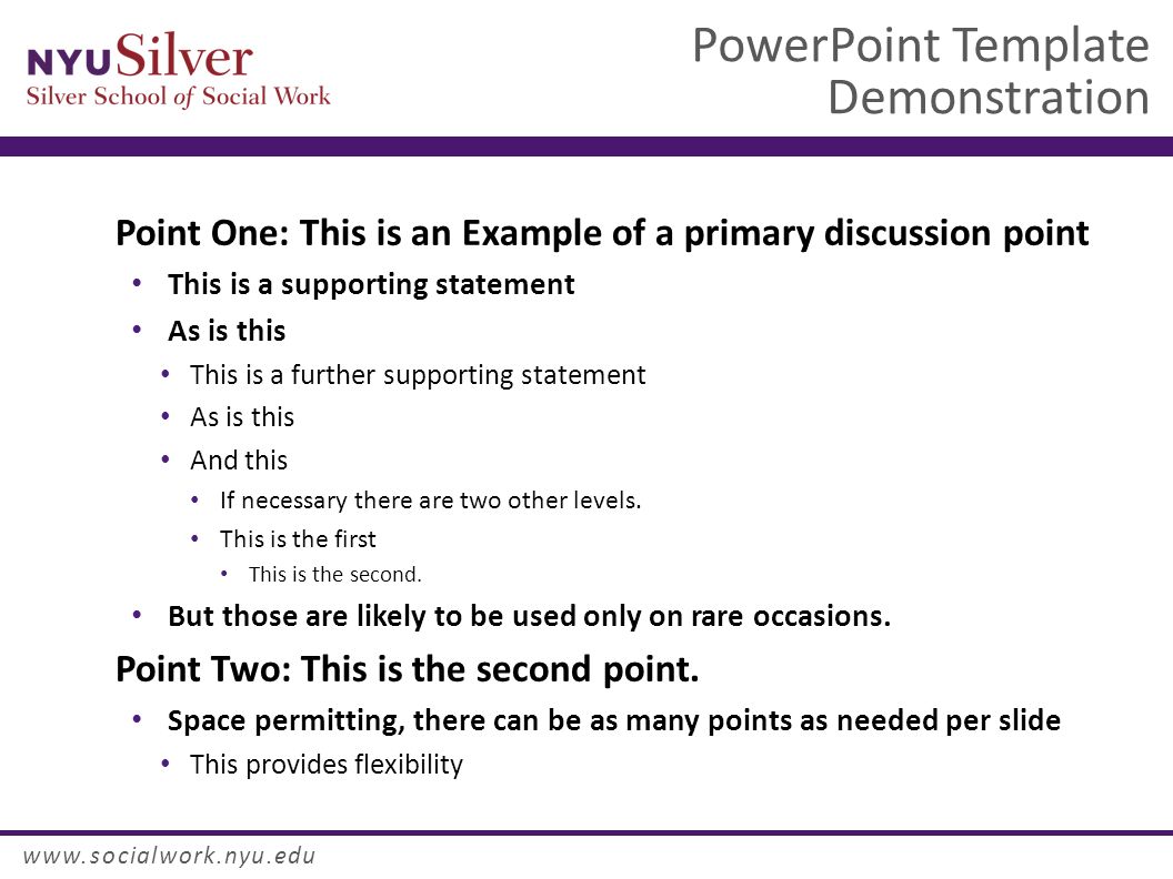 PowerPoint Template Demonstration Dr. John Smith NYU Silver School Throughout Nyu Powerpoint Template