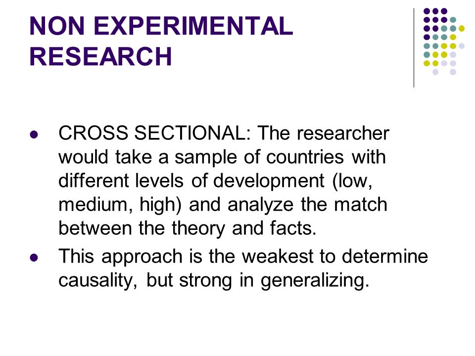 example of experimental research topics