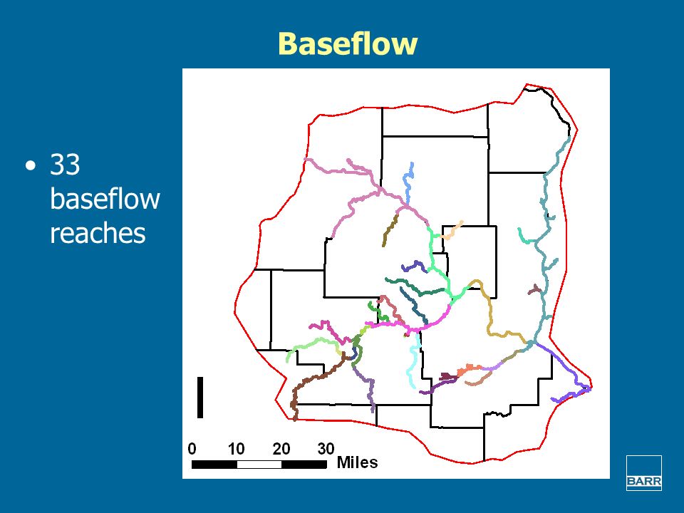 Baseflow 33 baseflow reaches