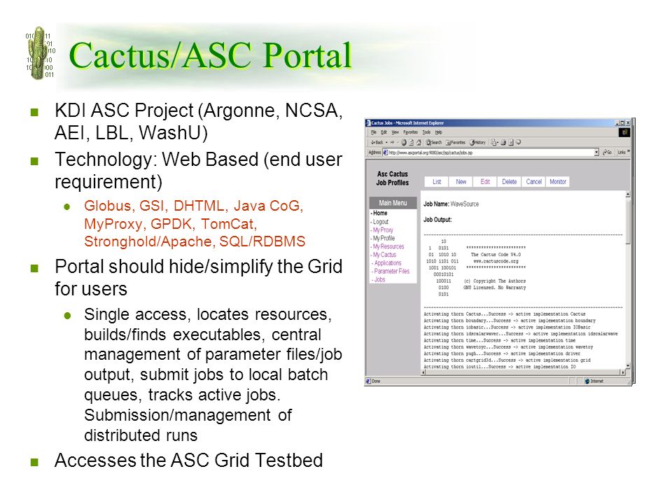 Cactus Grid Computing Gabrielle Allen Max Planck Institute For Gravitational Physics Albert Einstein Institute Ppt Download