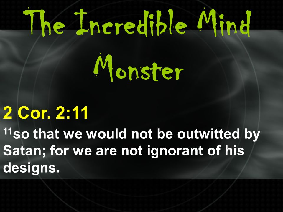 The Incredible Mind Monster 2 Cor.