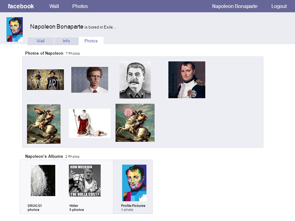 Facebook Napoleon Bonaparte Is Bored In Exile Wallphotosnapoleon Bonapartelogout View Photos Of Napoleon 5 Send Napoleon A Message Poke Napoleon Wall Ppt Download Facebook Napoleon Bonaparte Is Bored In Exile Wallphotosnapoleon Bonapartelogout View Photos Of Napoleon 5 Send Napoleon A Message Poke Napoleon Wall Ppt Download