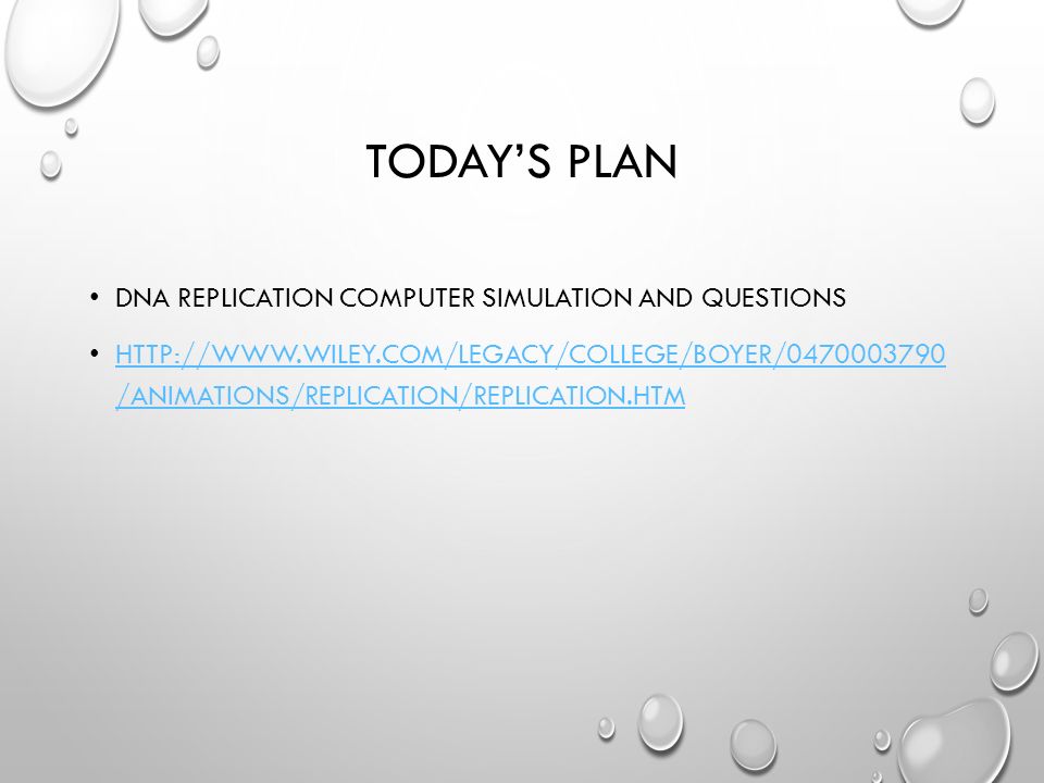 Dna replication animation wiley pdf