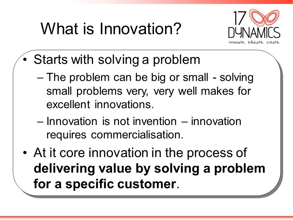 What is Innovation.