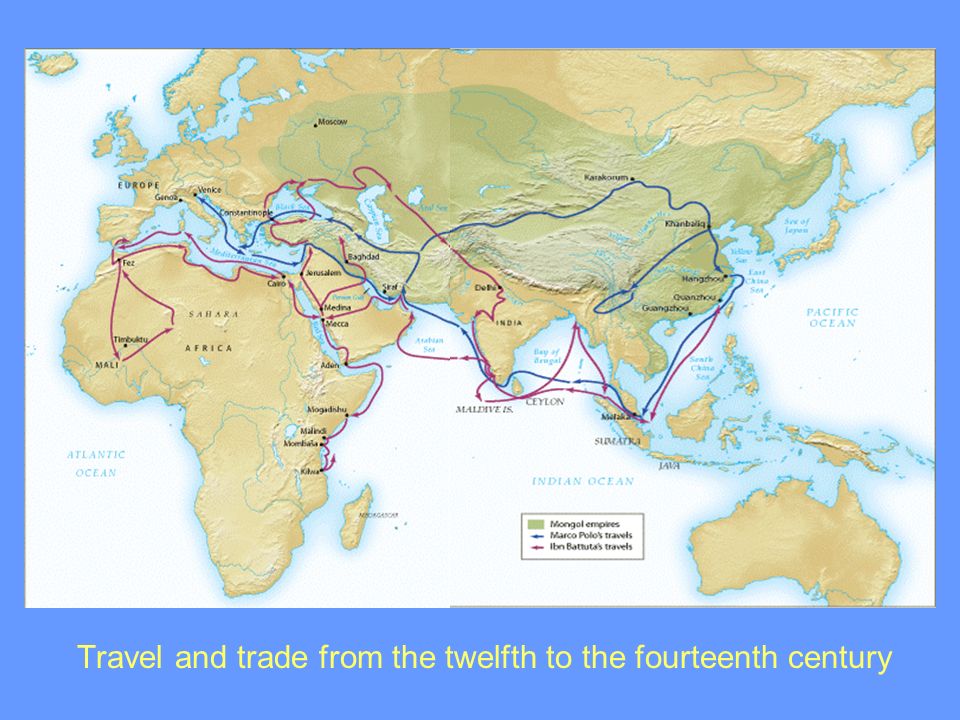 Patterns Of Long Distance Trade Silk Roads Sea Lanes Of