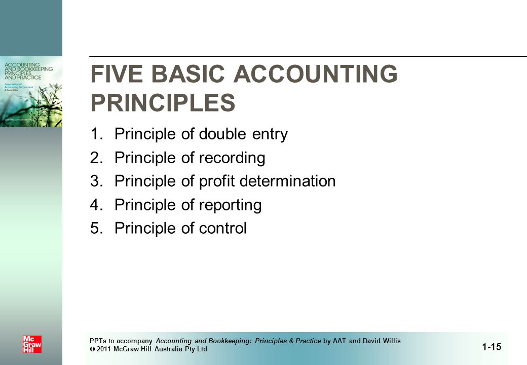 5 Accounting Principles