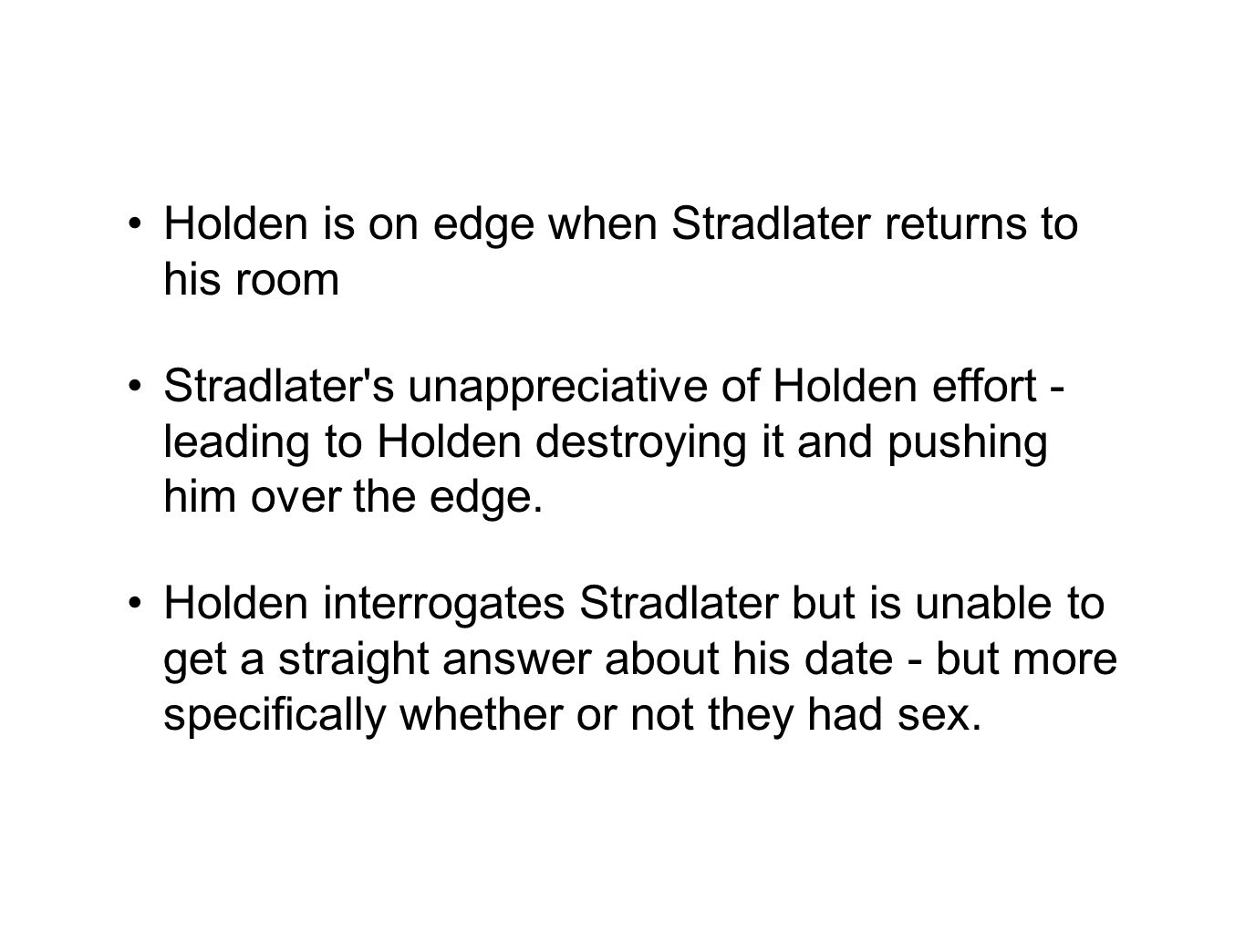 who is stradlater