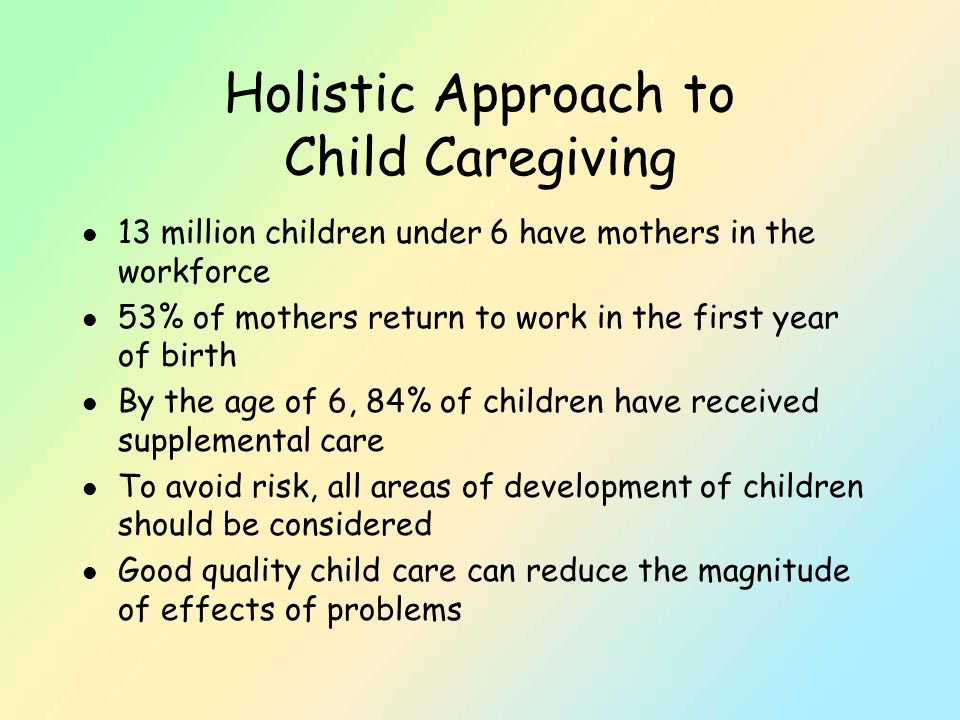 holistic approach to child development