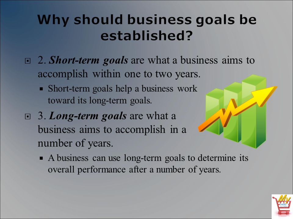 long term business goals definition