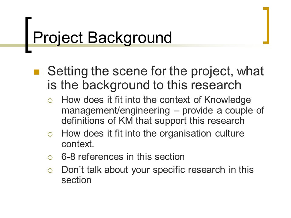 The Project Proposal. Summary of Project No more that 350 words The  abstract can consist of a one-line summary of each of the other sections of  the proposal. - ppt download