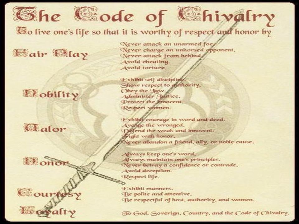 chivalric code of honor
