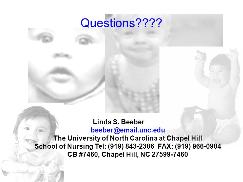 Linda Beeber  UNC School of Nursing