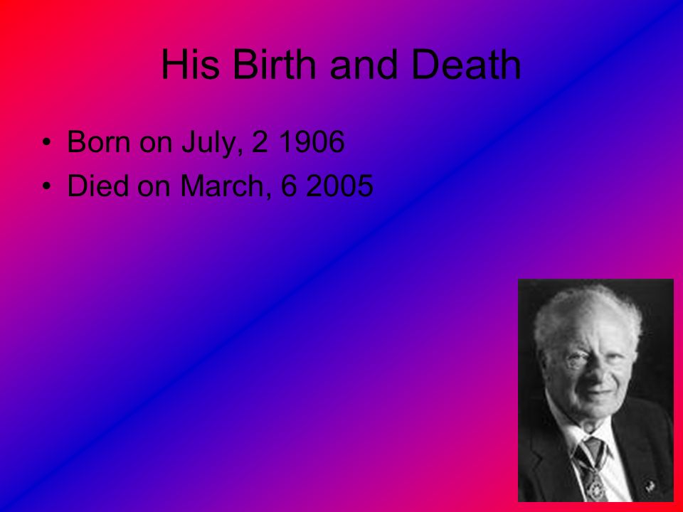 Hans Albrecht Bethe By Christopher Ackerman. His Birth and Death Born on July, Died on March, ppt download