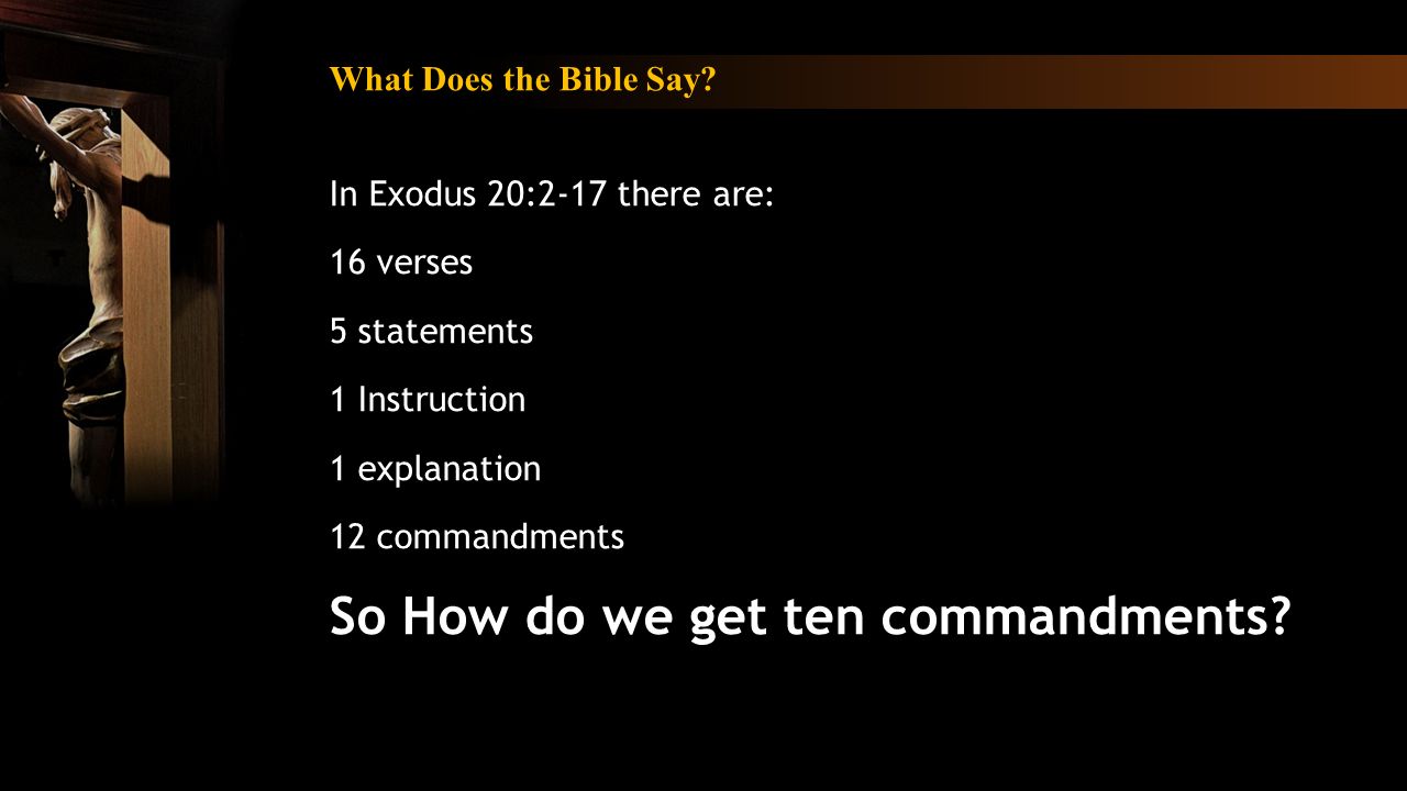 What Does the Bible Say.