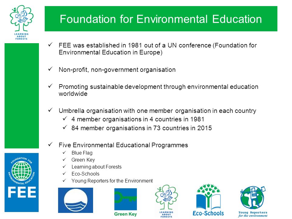 Learning about Forests A Programme of Foundation for Environmental Education  (FEE) - ppt download