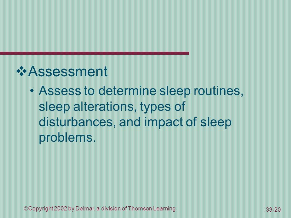 Chapter 33 Comfort And Sleep Fundamentals Of Nursing Standards