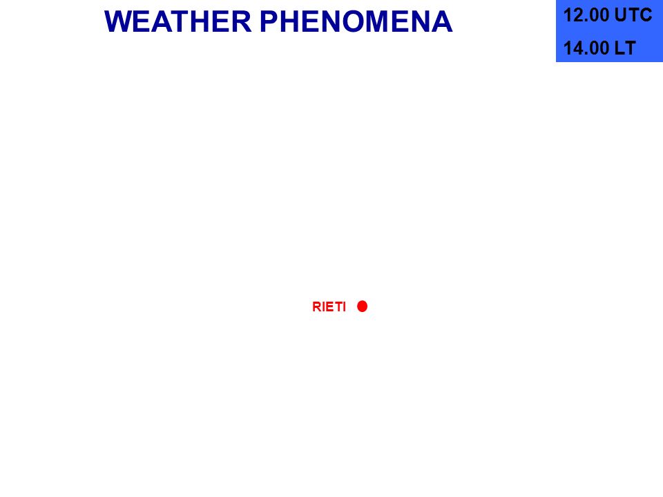 WEATHER PHENOMENA UTC LT RIETI