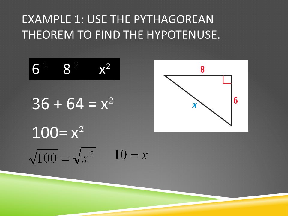 The Pythagorean Theorem And Area Of A Triangle Warm Up Good Morning As You Walk In Get Your Calculator And Pick Up Your Guided Notes From The Podium Ppt Download