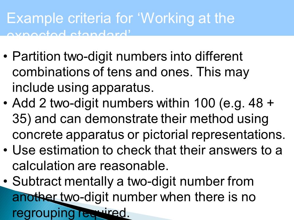 Partition two-digit numbers into different combinations of tens and ones.