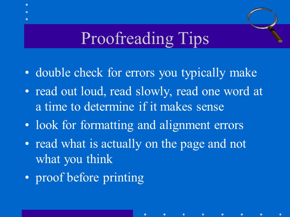 Double-Check Proofreading