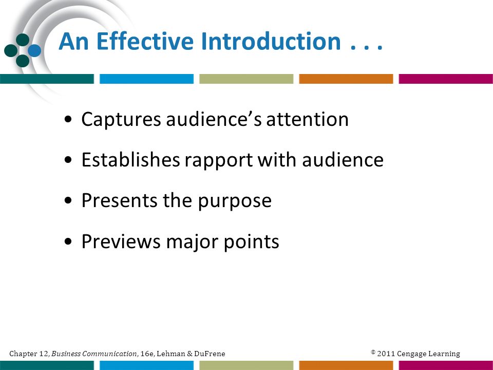 Lecture Slides Business Communication, 16e, Lehman & DuFrene © 2011 ...