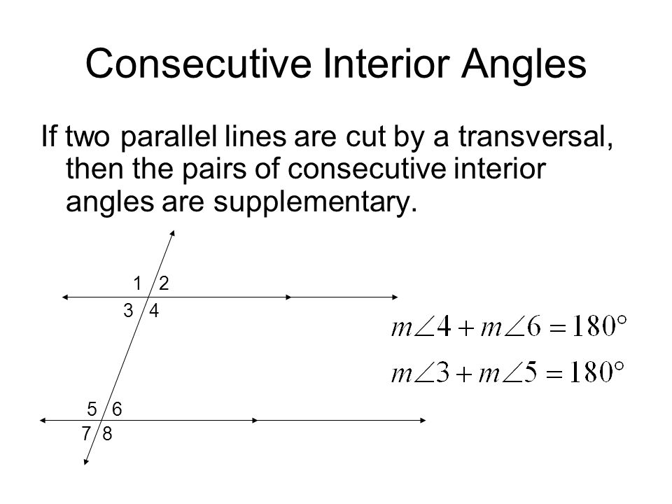 3 3 Parallel Lines And Transversals Proving Angles Congruent