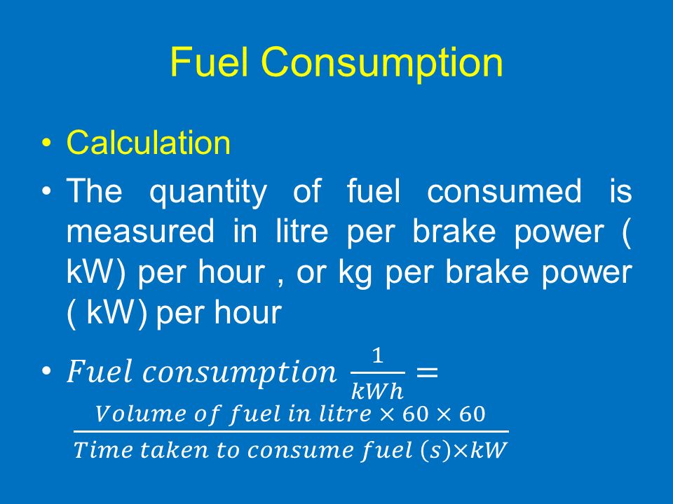 I.C. ENGINES Practical No: 7 (5 May, 2014). Fuel Consumption Objective ...