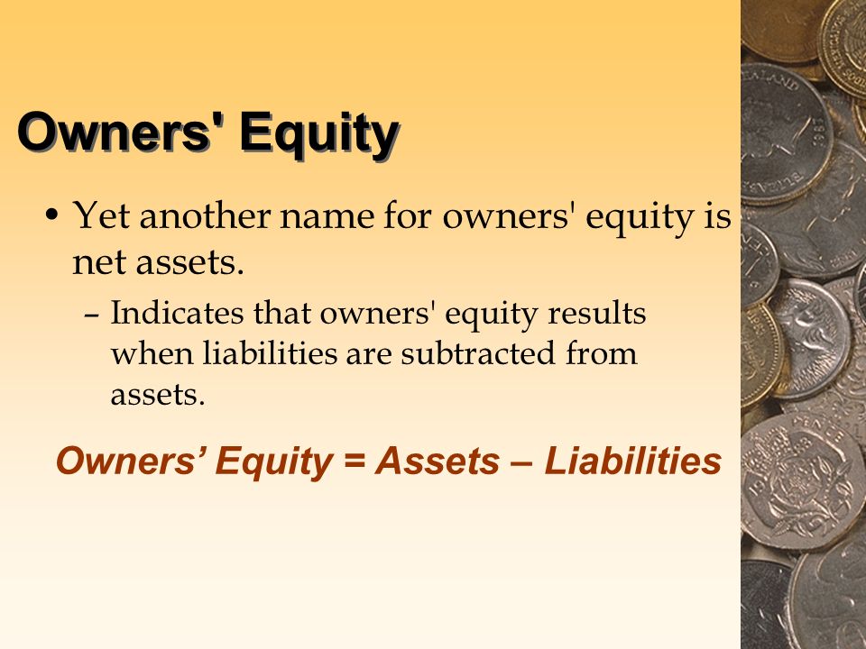 owners equity yet another name for owners equity is net assets