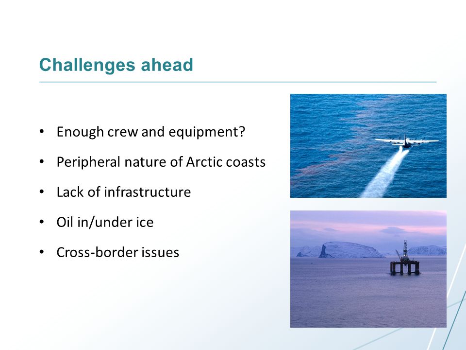 Challenges ahead Enough crew and equipment.
