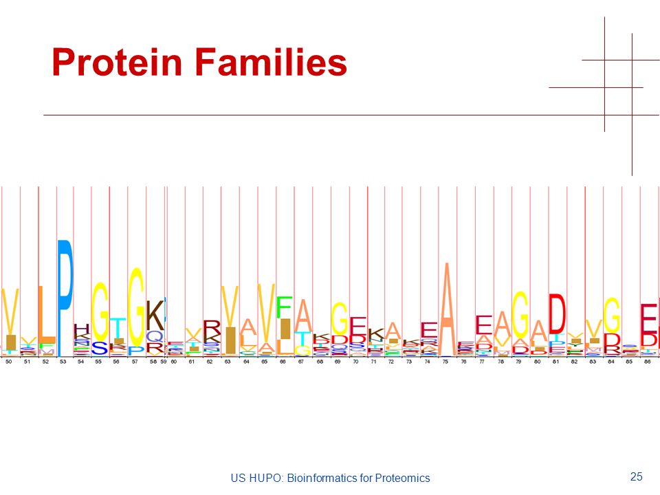 25 US HUPO: Bioinformatics for Proteomics Protein Families