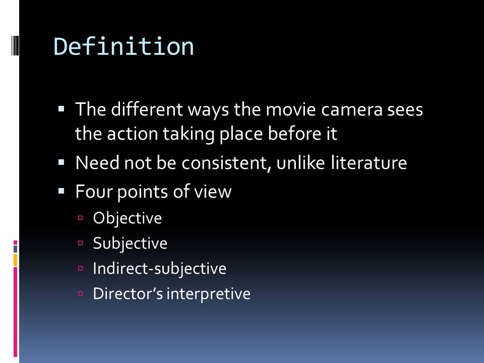 Definition of film camera