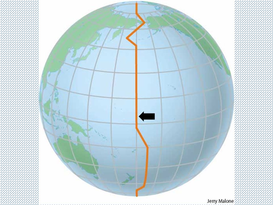 Меридиан 180 материки и океаны. 180 Меридиан. Гринвичский и 180 меридианы. Линия перемены дат на глобусе. Меридиан перемены дат.