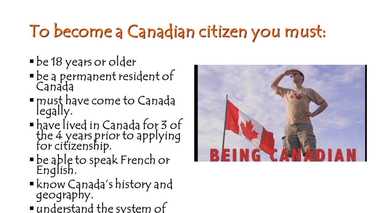 Canadian Citizenship. Becoming a Canadian Citizen! - ppt download