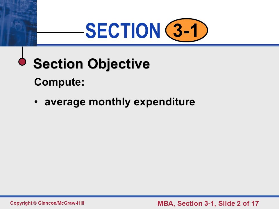 average monthly expenditures pp section ppt download