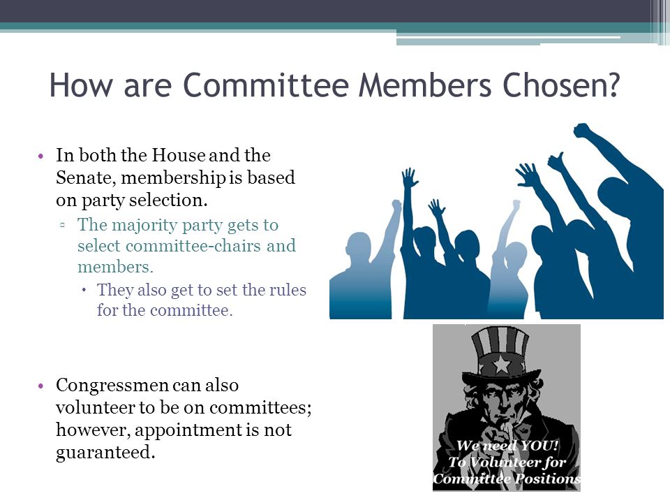 Congressional Committees And Support Staff What Is A Committee A