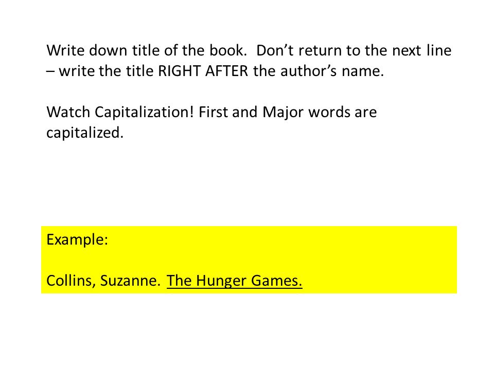 Mla Book Citation 1 Lastname Comma Firstname Period 2 Title Underlined Period 3 City Colon 4 Publisher Press Comma 5 Most Current Year Ppt Download