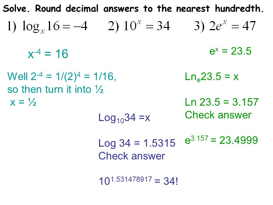 Solve. Round decimal answers to the nearest hundredth.