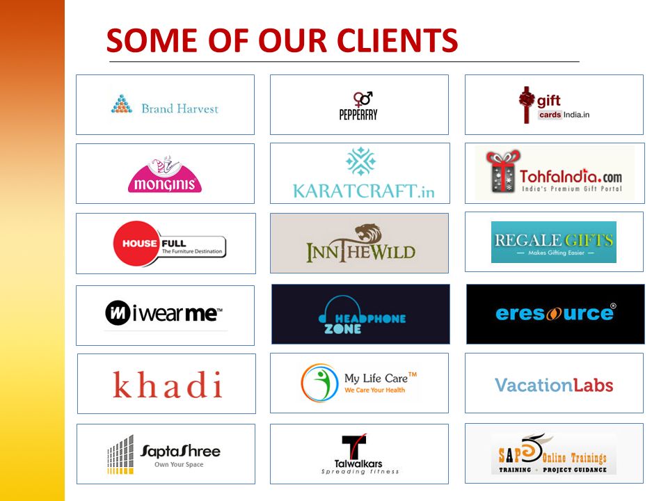 SOME OF OUR CLIENTS