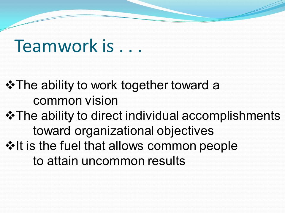 Pre-Engineering & Design Deonna Anderson. Teamwork is... The ability to ...