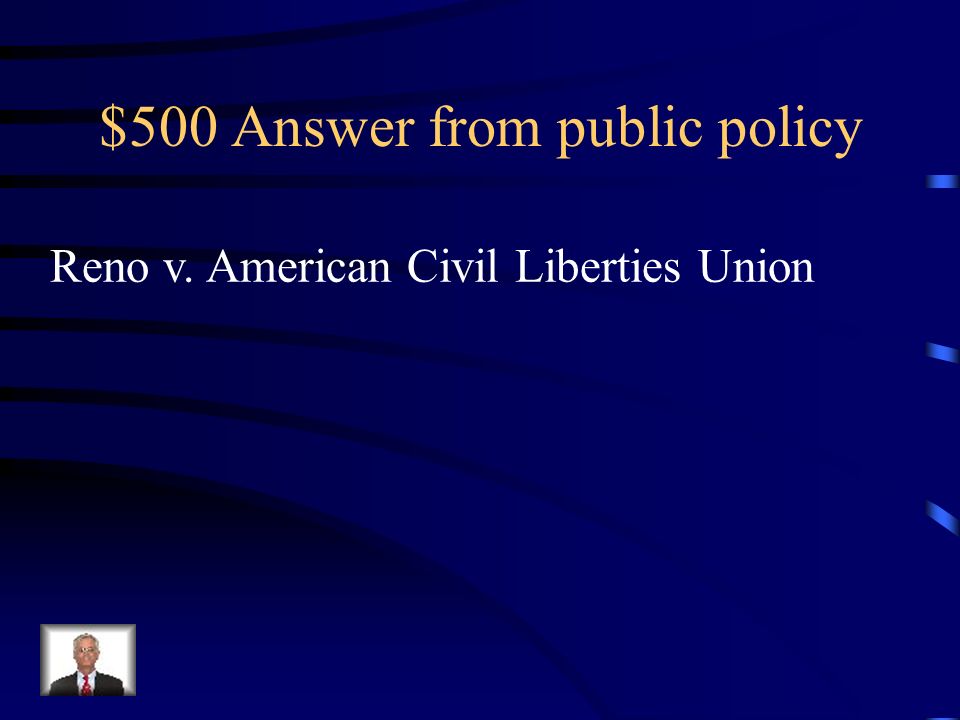 reno v american civil liberties union