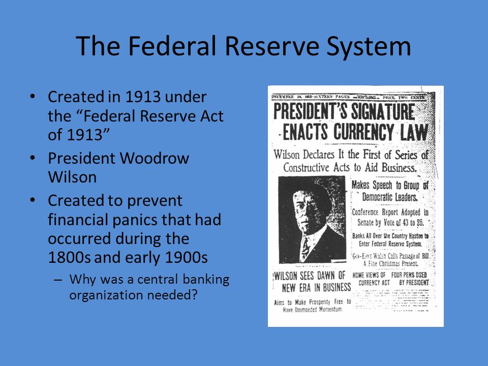 Organization of The Federal Reserve Mr. Mizak Economics. - ppt download