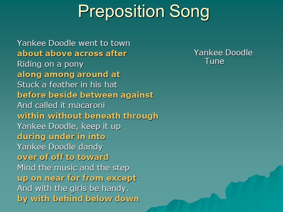 Prepositions What Is A Preposition A Preposition Is A Part Of Speech That Introduces A Prepositional Phrase Ppt Download