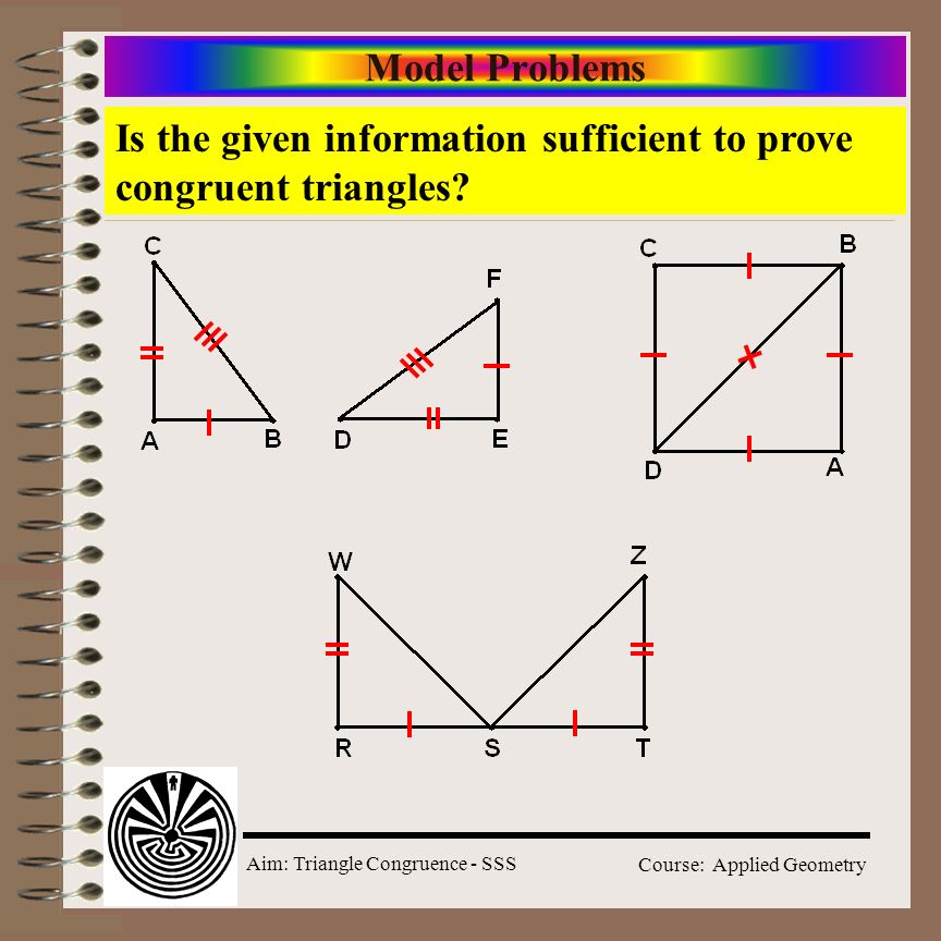 Aim Triangle Congruence Sss Course Applied Geometry Do - 