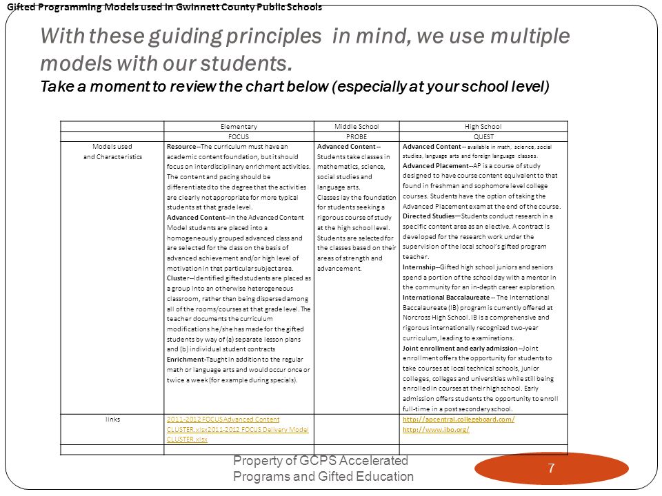 With these guiding principles in mind, we use multiple models with our students.