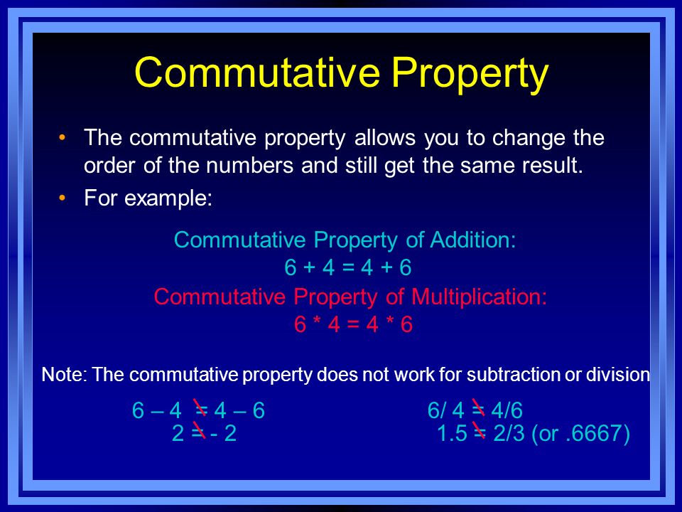Properties Associative, Commutative and Distributive. - ppt download